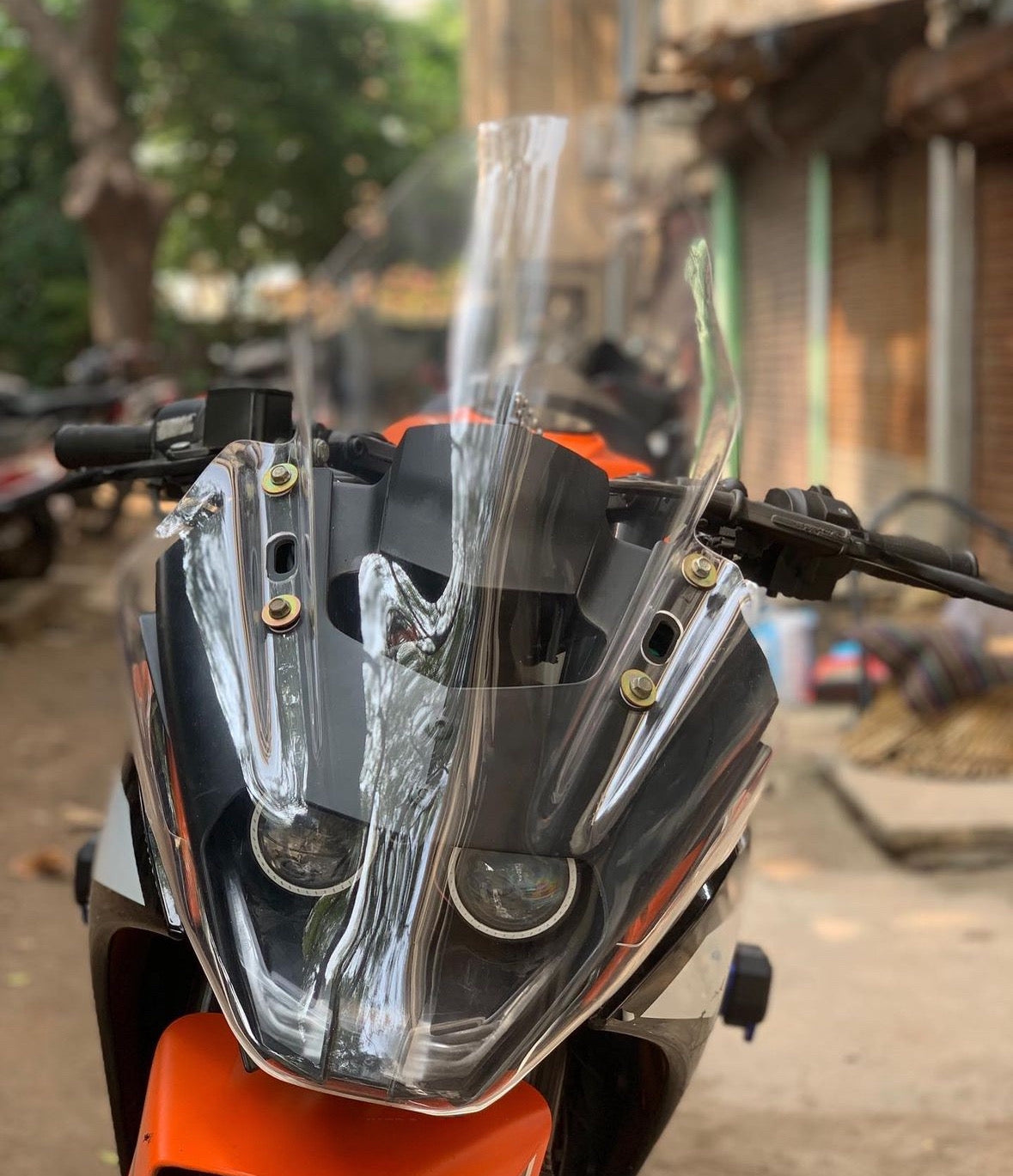 Windshield Ktm Rc Racing Visor Windshield Bubble Visor For Ktm Rc