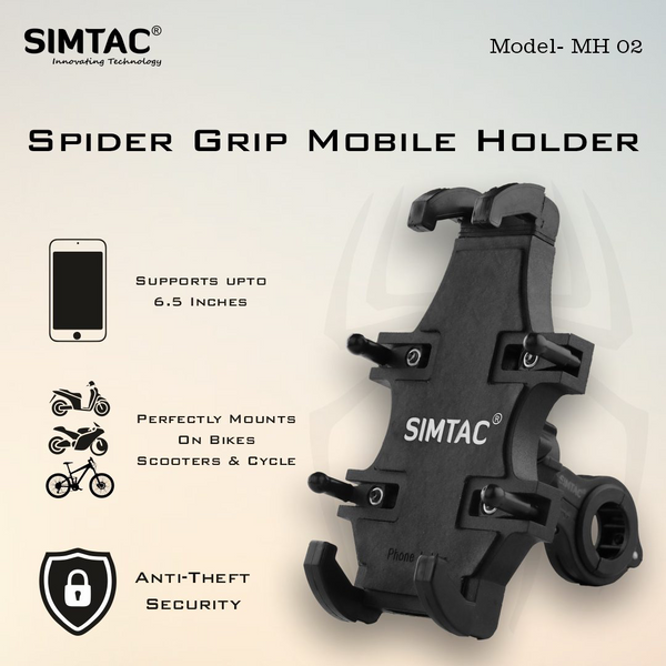 SIMTAC SPIDER GRIP MOBILE HOLDER