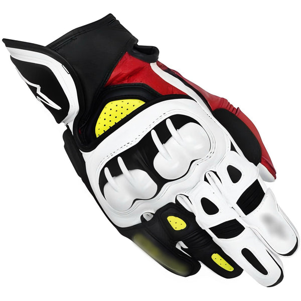 GPXX BLACK/ RED/YELLOW RIDING GLOVES