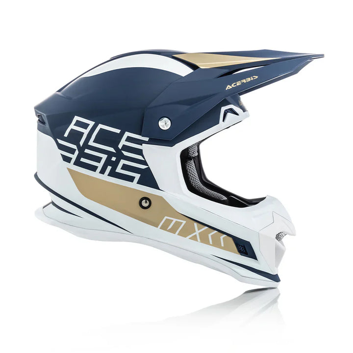 Profile Riding Helmet ACERBIS PROFILE 4 OFF-ROAD RIDING HELMET: ADJUSTABLE SUNPEAK | DUALFLO ...