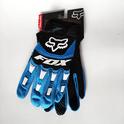 DIRTPAW Motocross Gloves F.O.X - Blue white black