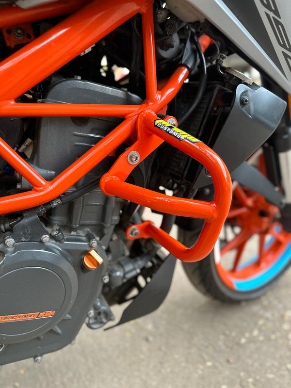 KTM DUKE GEN 2 ENGINE GUARD ELECTRONIC ORANGE