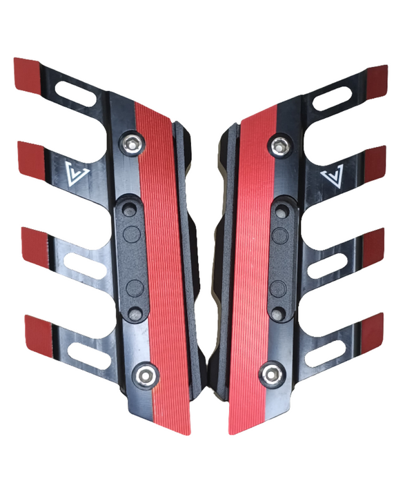 DUAL COLOUR FAUVISM  ALUMINIUM  UNIVERSAL SHOCKER PROTECTOR RED