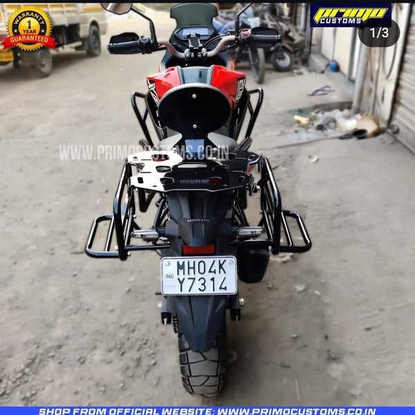 HONDA CB200X TOP RACK WITH BACKREST