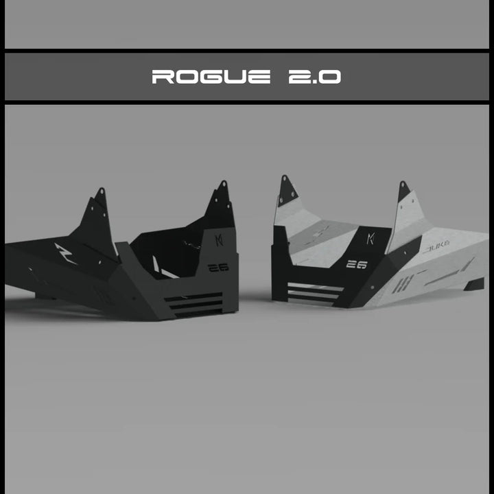 Rogue 2.0 – SILVER KTM Duke Gen3 390/250 Belly pan/ Sump guard/ Bash P ...
