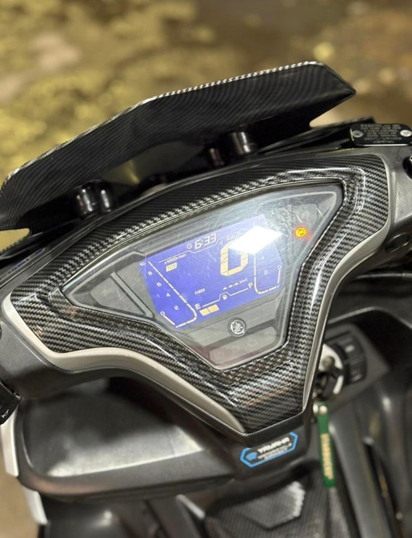 YAMAHA AEROX 155 CARBON FIBER METER SHELL COVER