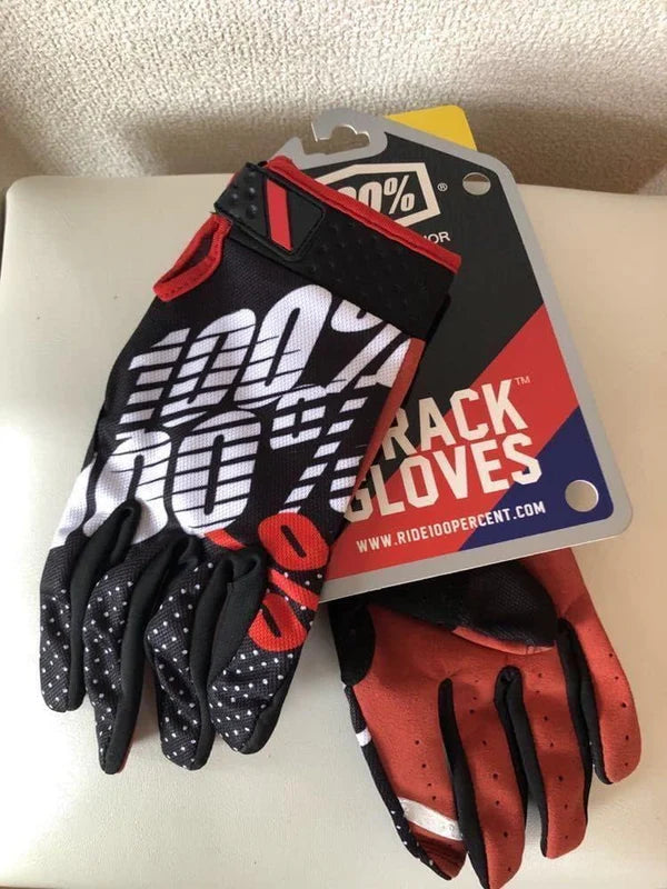 100% iTrack Motocross / cycling Gloves black red