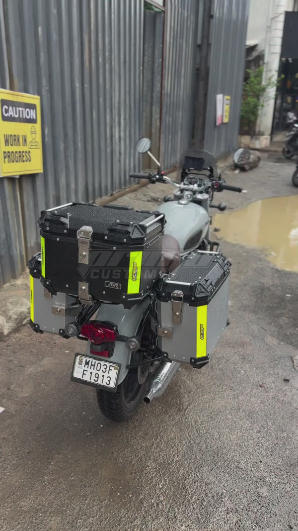 JDR 35 LITRES ALUMINIUM TOP BOX