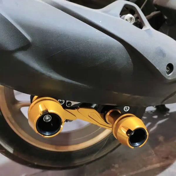 EXHAUST SLIDERS FOR AEROX 155