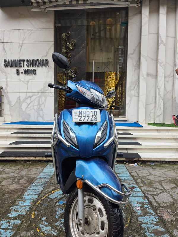 ACTIVA 6G STEEL SLIVER CRASH GUARD WITH DUAL SLIDERS