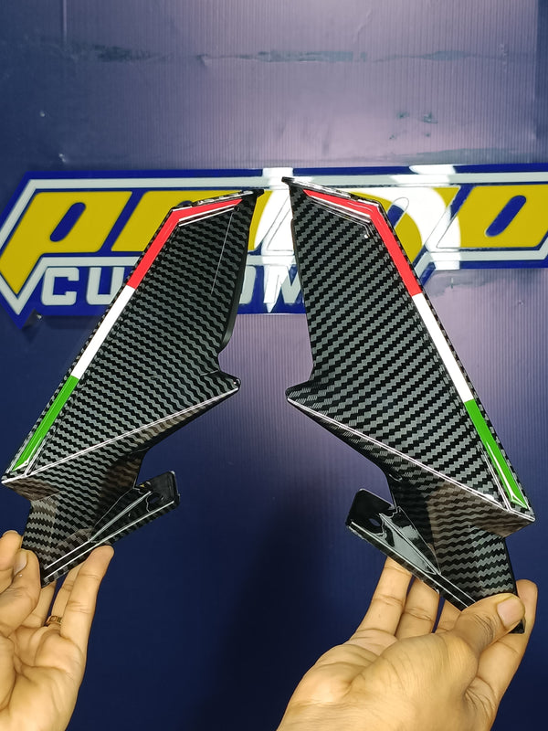 CARBON FIBER AERO WINGS MIRRORS