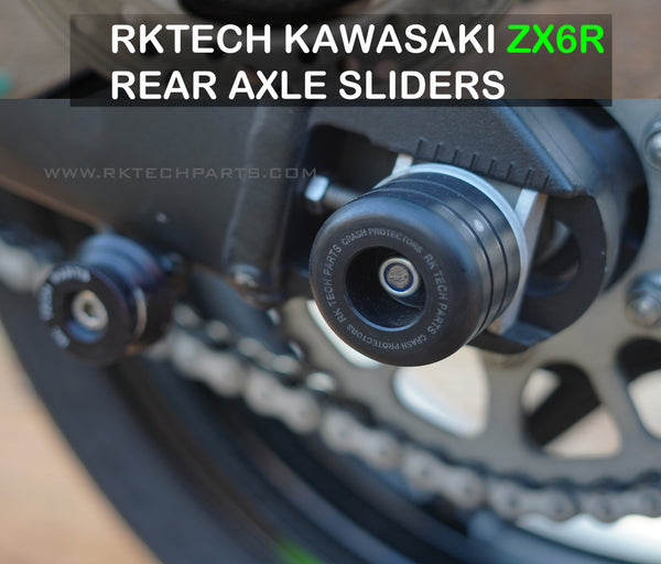 KAWASAKI ZX6R REAR AXLE SLIDERS