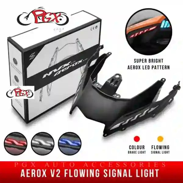 AEROX V2 REAR RGB TAIL LIGHT AND SINGAL LIGHT/LED RUNNING LIGHT
