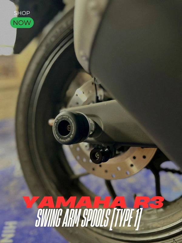 SWING ARM SPOOLS FOR YAMAHA R3 (Type 1)