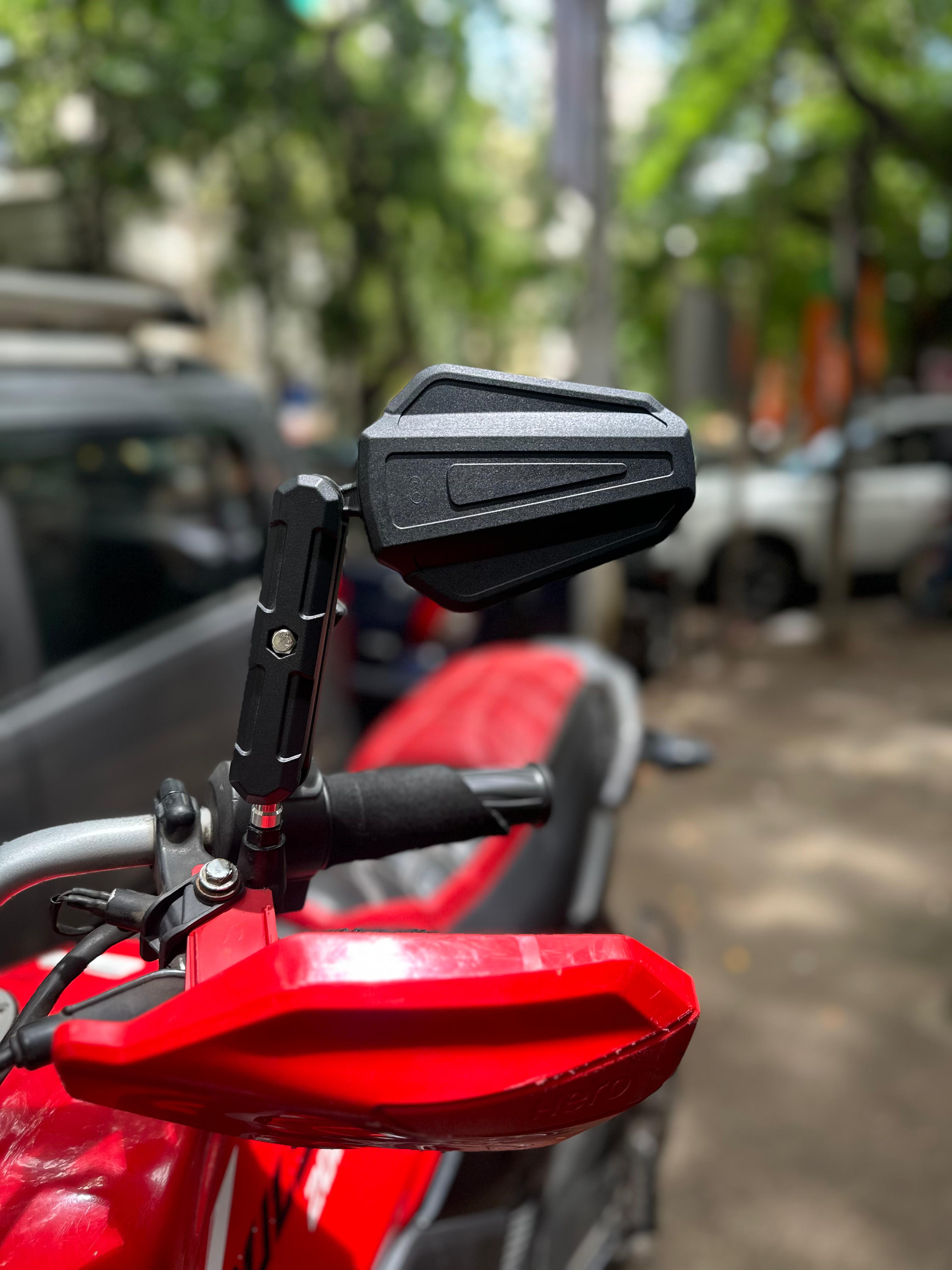 Bike Rear View Mirror,Motorcycle Mirror,Double 【ネズミ】 🏆 Take