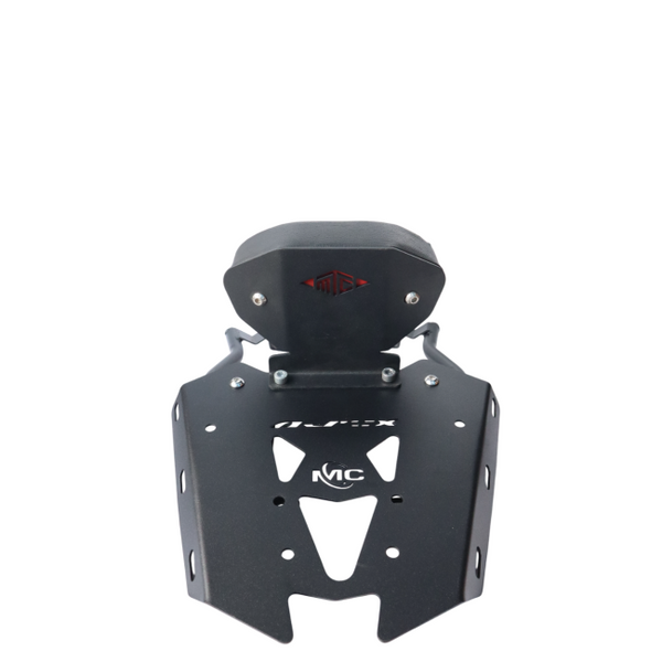 CNC CARRIER WITH BACKREST FOR YAMAHA AEROX 155